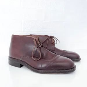 Florsheim Imperial Mens Lace Up Almond Toe Chukka Boots Brown 7
