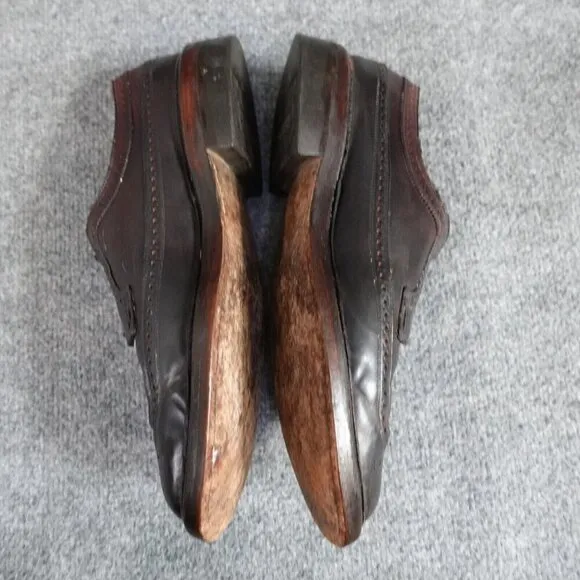 Florsheim Imperial Shoes 10C Red Brogue Wingtip Oxford Shell Cordovan