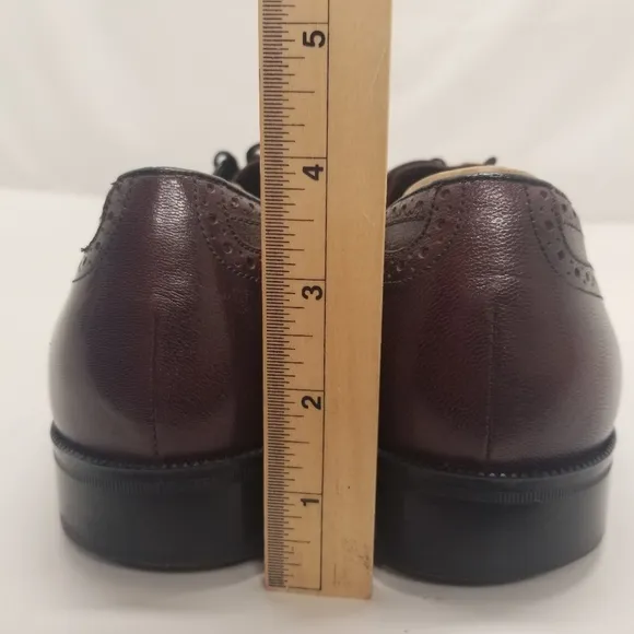 Florsheim Mans Size 10.5D Oxford Derby Cordovan Leather Cap Toe Comfort