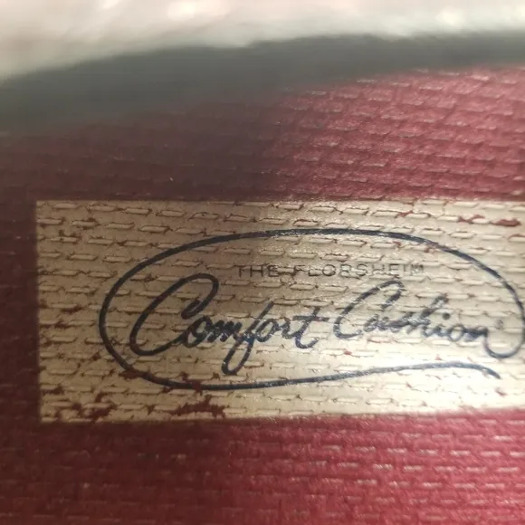 Florsheim Mans Size 10.5D Oxford Derby Cordovan Leather Cap Toe Comfort