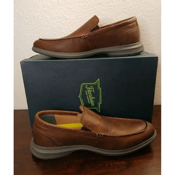 Florsheim Men's Hamptons STYLE 14397 Moc Toe Oxford BROWN  Sz‎ 1 0 M #768