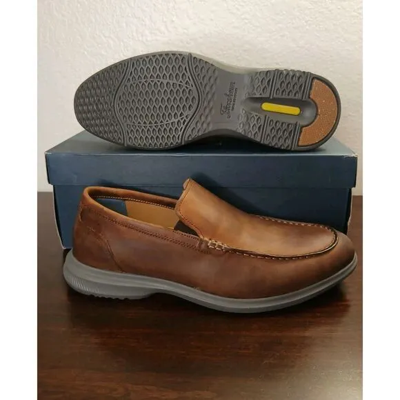 Florsheim Men's Hamptons STYLE 14397 Moc Toe Oxford BROWN  Sz‎ 1 0 M #768