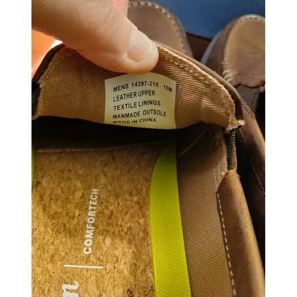 Florsheim Men's Hamptons STYLE 14397 Moc Toe Oxford BROWN  Sz‎ 1 0 M #768