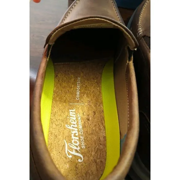 Florsheim Men's Hamptons STYLE 14397 Moc Toe Oxford BROWN  Sz‎ 1 0 M #768