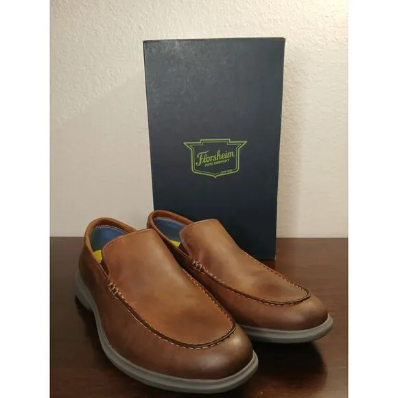 Florsheim Men's Hamptons STYLE 14397 Moc Toe Oxford BROWN  Sz‎ 1 0 M #768