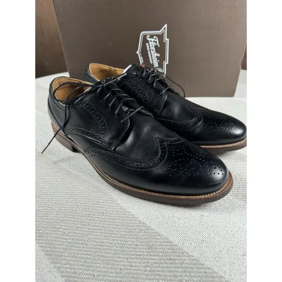 Florsheim Rucci Wingtip Oxford Men's Black Dress Shoes Sz 10.5