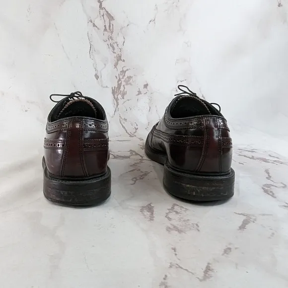 Florsheim Shoes Mens 8.5 Wing Ox Oxford Red Lace Up 66400