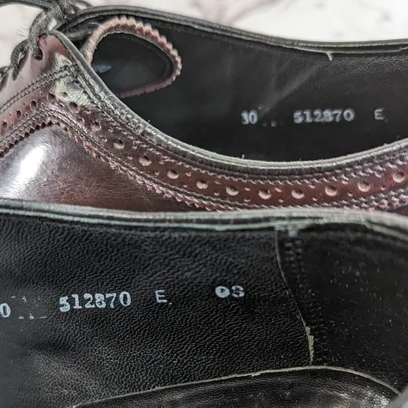 Florsheim Shoes Mens 8.5 Wing Ox Oxford Red Lace Up 66400