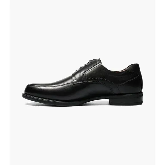 Florsheim Midtown 12136-001 Oxford Men's 8.5 Black Leather Dress Shoes ZPO1944