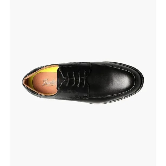 Florsheim Midtown 12136-001 Oxford Men's 8.5 Black Leather Dress Shoes ZPO1944