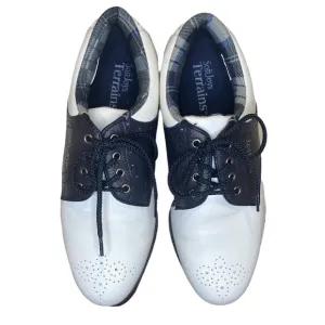 FootJoy Black and White Leather Oxford Style Golf Shoes Size 6.5
