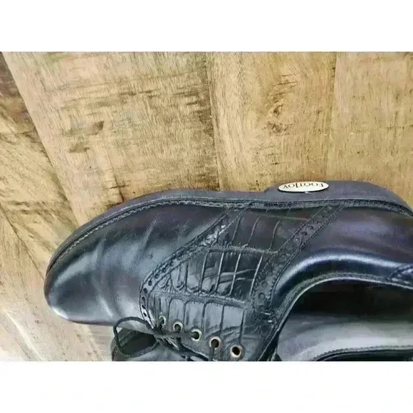 FootJoy Classics Tour 10 D Medium Style 51315 Black Golf Shoes EUC