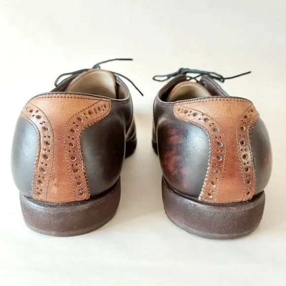 Footjoy Men Golf Shoes Classic Dry  Size 12C Lace-up Brown Leather Oxford 55483