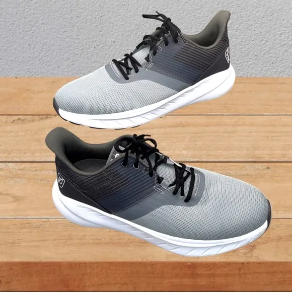 FootJoy Men's Flex Golf Shoes - Grey/Charcoal Size 12M