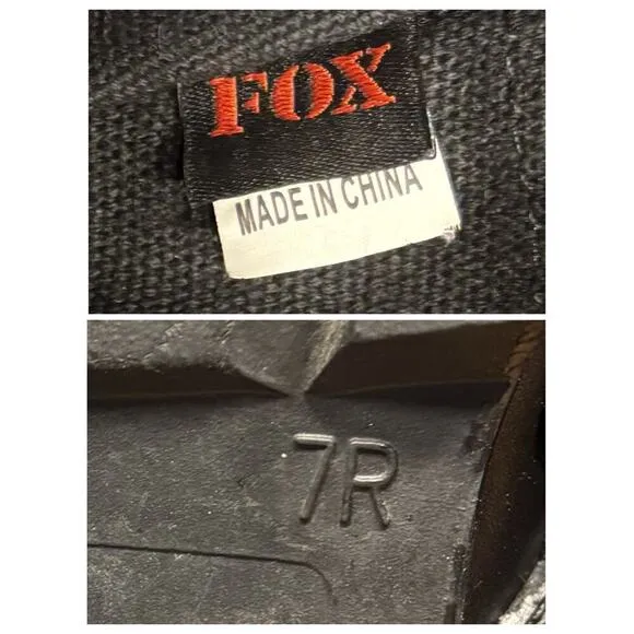 FOX Military Black Leather Tactical Combat Boots Men’s 7 R
