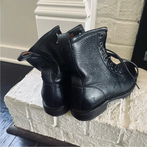 Fr ye Veronica Boots Lace Up Black NEW 6.5
