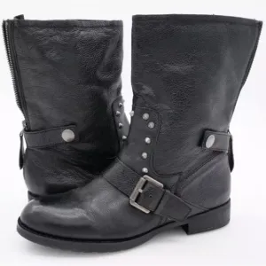 Franco Sarto studded moto combat boots