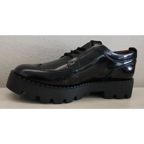 Franco Sarto Women's Sz 8M Black Synthetic L-Balinoxfrd Oxford Shoes