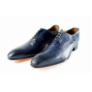 Fred Blue Oxford Mens Leather Shoes