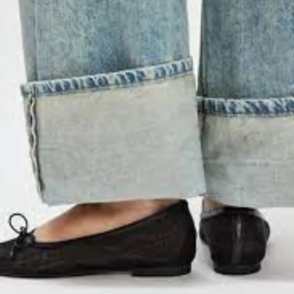 Free People Arissa Sheer Mesh Flats NWT *
