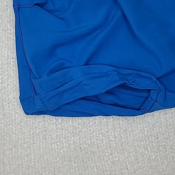 Free People Intimately Perfect Pima Cotton Boxer &amp; Cropped Top Set Cobalt - NWT