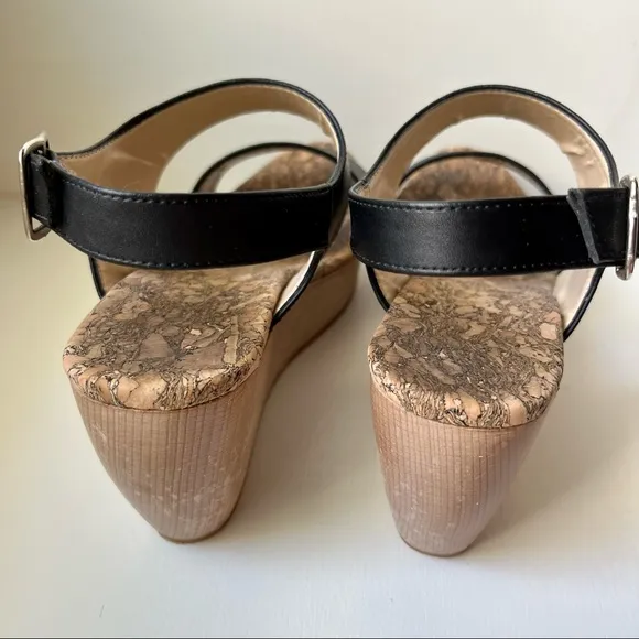 Free People Sydney Brown Vegan Flatform Sandals