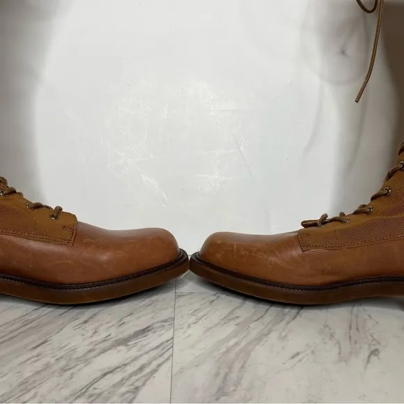 Free People Trickum Brown Lace Up Tall Boot 39