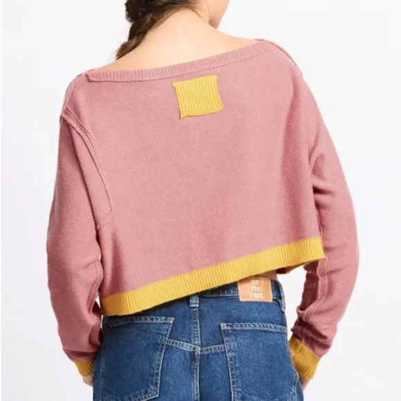 FREE PEOPLE We The Free Into The Blue Pullover / Blue Combo