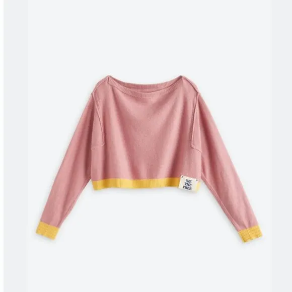 FREE PEOPLE We The Free Into The Blue Pullover / Blue Combo