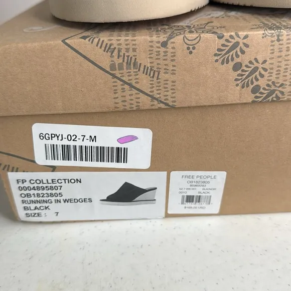 Free People Women's Running in Wedges Mule Sz 7