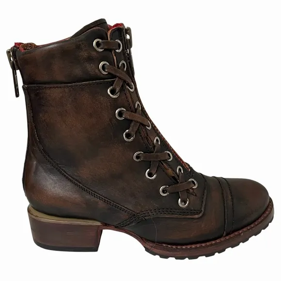 Freebird by Steven Liverpool Distressed Leather Combat Boots