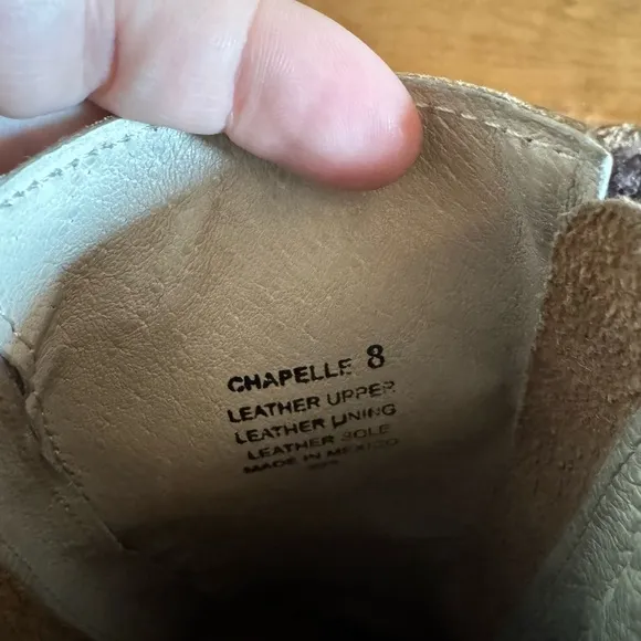 FREEBIRD Chapelle: Brown Leather Lace-Up Boots