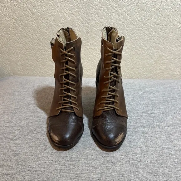 Freebird Malry Lace Up Booties