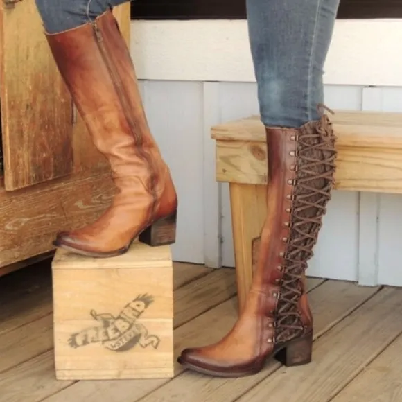 FreeBird WYATT Lace Up Boots size 7