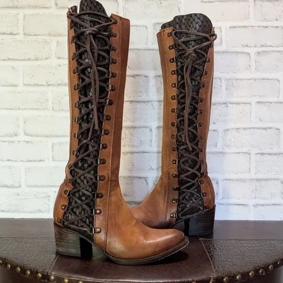 FreeBird WYATT Lace Up Boots size 7