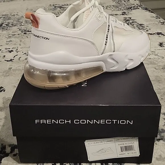 French Connection Women's Premium Breathable Athletic Shoes Walking Running Work