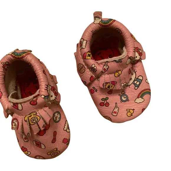 Freshly Picked Hello Kitty Genuine Leather Moccasins