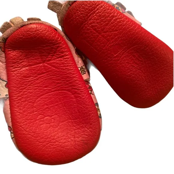 Freshly Picked Hello Kitty Genuine Leather Moccasins