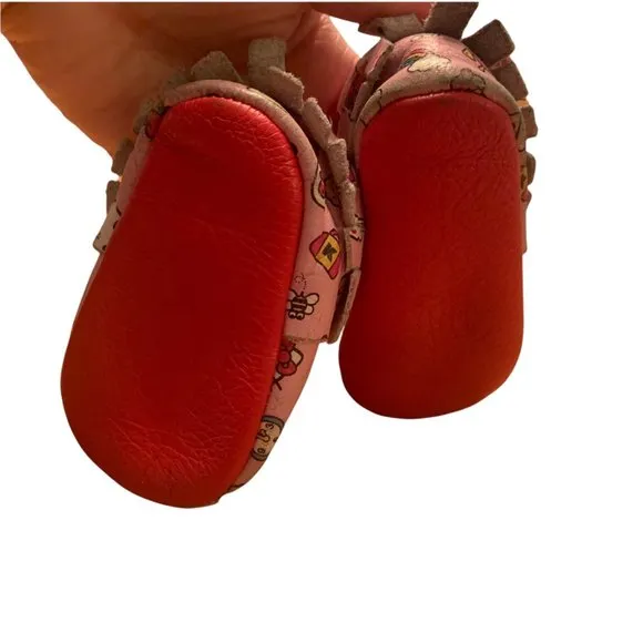 Freshly Picked Hello Kitty Genuine Leather Moccasins