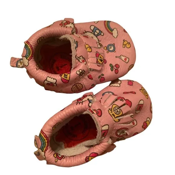 Freshly Picked Hello Kitty Genuine Leather Moccasins