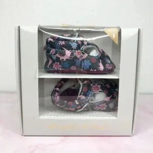 Freshly Picked Mary Jane Dinos &amp; Dahlias size 1 infant Rare Discontinued Style