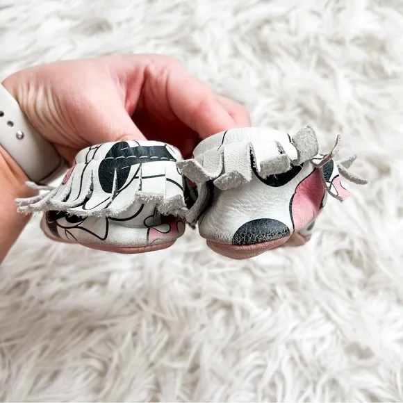 Freshly Picked x Disney | Minnie Mouse Soft Sole Baby Shoes
