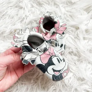 Freshly Picked x Disney | Minnie Mouse Soft Sole Baby Shoes