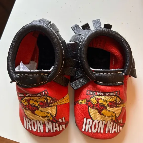 Freshly Picked X Marvel Iron Man Moccasins size 5