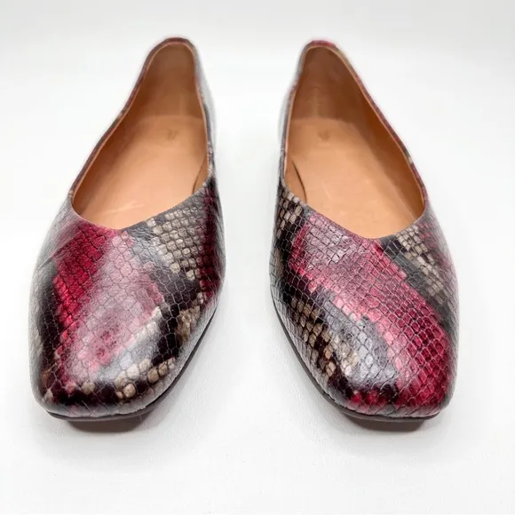 Frye Dana Ballet Dana Leather Ballet Flats Multi Berry Size 7