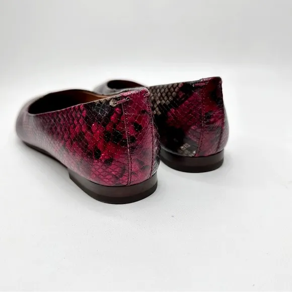 Frye Dana Ballet Dana Leather Ballet Flats Multi Berry Size 7