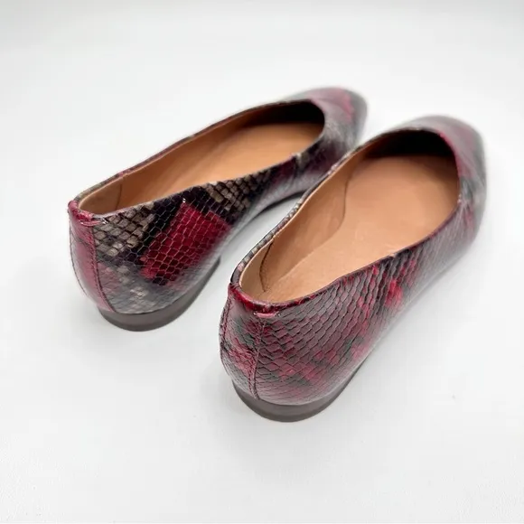 Frye Dana Ballet Dana Leather Ballet Flats Multi Berry Size 7