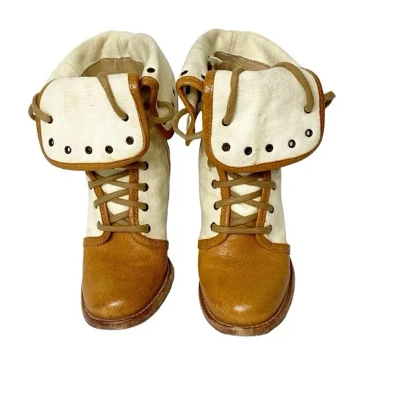 FRYE Julia Lace Up Boots