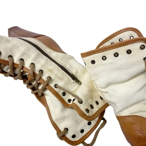 FRYE Julia Lace Up Boots