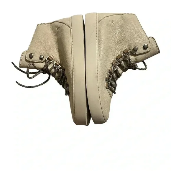 FRYE Lena Hiker Leather Lace Up Sneaker size 8